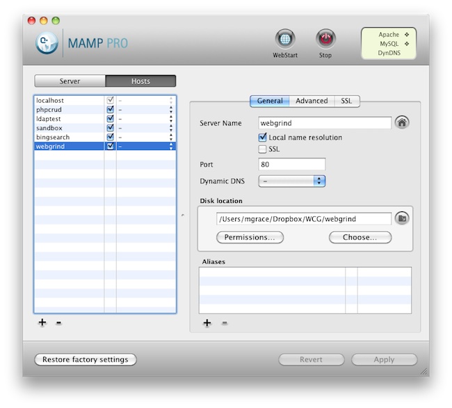 mamp for mac 10.7.5